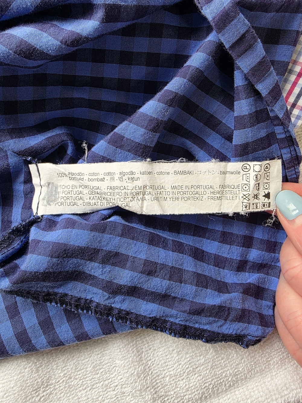Zara Woman Patchwork Plaid Gingham Ruffle Shirt Size S Artsy Fall Fashion Preppy - Picture 9 of 14